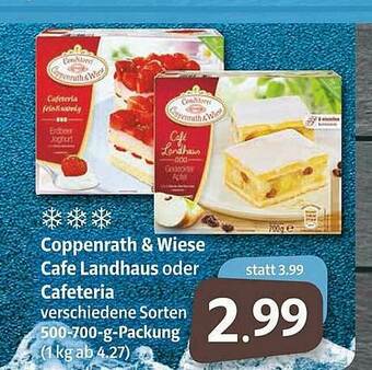 Markant Coppenrath & Wiese Cafe Landhaus Oder Cafeteria Angebot