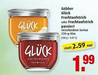 Markant Göbber Glück Fruchtaufstrich Oder Fruchtaufstrich Passiert Angebot