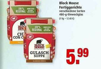 Markant Block House Fertiggerichte Angebot