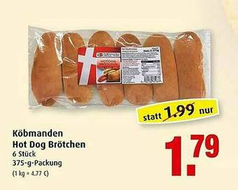 Markant Köbmanden Hot Dog Brötchen Angebot