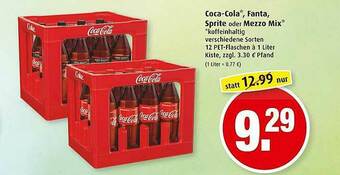 Markant Coca-cola, Fanta, Sprite Oder Mezzo Mix Angebot