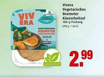 Markant Vivera Vegetarisches Beemster Käseschnitzel Angebot