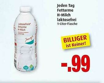 Markant Jeden Tag Fettarme H-milch Laktosefrei Angebot