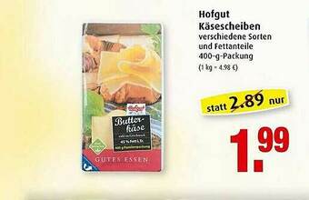 Markant Hofgut Käsescheiben Angebot