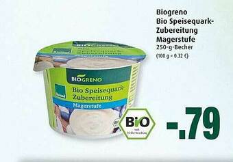 Markant Biogreno Bio Speisequark-zubereitung Magerstufe Angebot