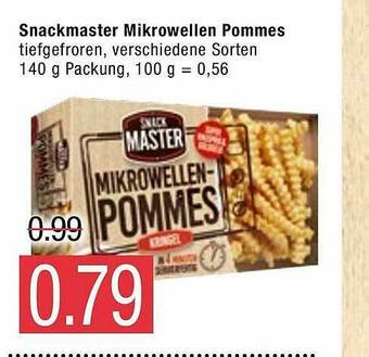 Marktkauf Snackmaster Mikrowellen Pommes Angebot