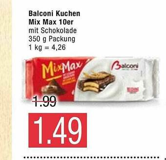 Marktkauf Balconi Kuchen Mix Max 10er Angebot