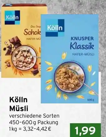 CAP Markt Kolln Musli 450-600g Angebot