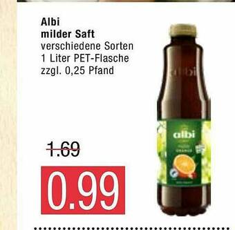 Marktkauf Albi Milder Saft Angebot