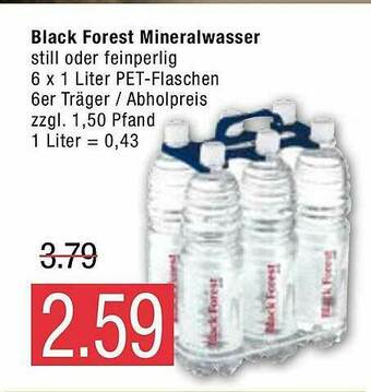 Marktkauf Black Forest Mineralwasser Angebot