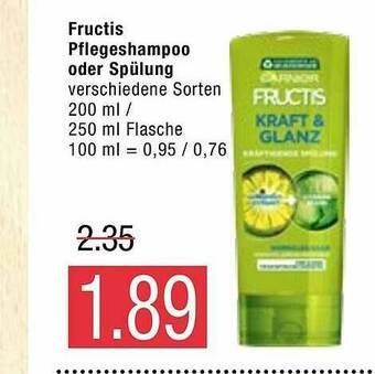 Marktkauf Fructis Pflegeshampoo Oder Spülung Angebot