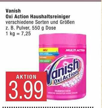 Marktkauf Vanish Oxi Action Haushaltsreiniger Angebot