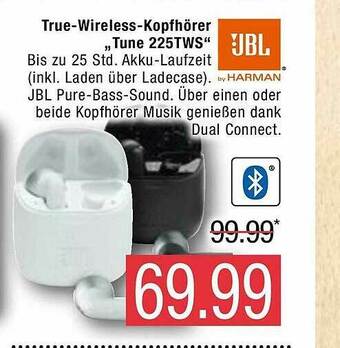 Marktkauf True-wireless-kopfhörer „tune 225tws” Jbl Angebot