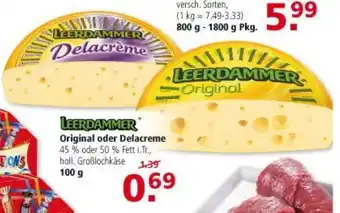 Multi Markt Leerdammer Original oder Delacreme 100g Angebot