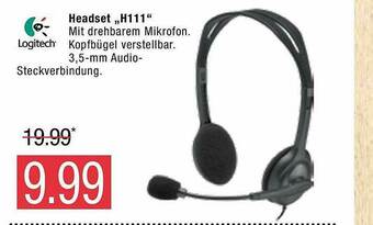 Marktkauf Logitec Headset „h111” Angebot