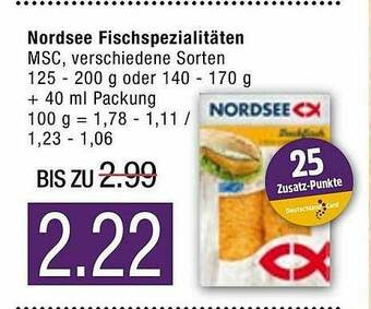 Marktkauf Nordsee Fischspezialitäten Angebot