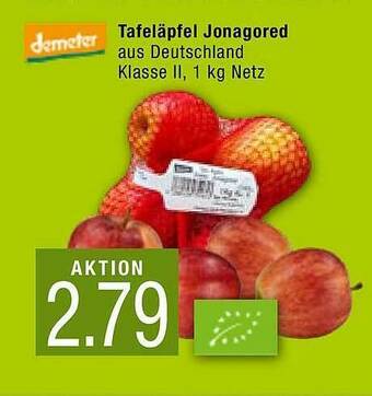 Marktkauf Demeter Tafeläpfel Jonagored Angebot