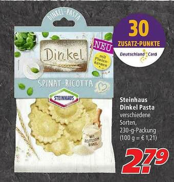 Marktkauf Steinhaus Dinkel Pasta Angebot