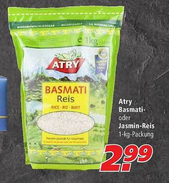 Marktkauf Atry Basmati- Oder Jasmin-reis Angebot