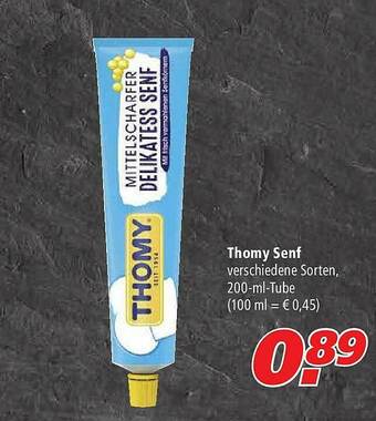 Marktkauf Thomy Senf Angebot