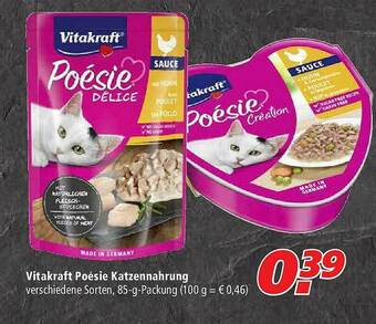 Marktkauf Vitakraft Poésie Katzennahrung Angebot