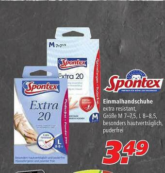 Marktkauf Einmalhandschuhe Spontex Angebot