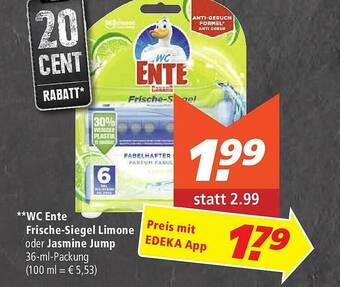 Marktkauf Wc Ente Frische-siegel Limone Oder Jasmine Jump Angebot