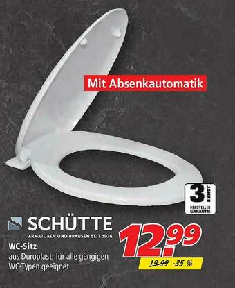 Marktkauf Schütte Wc-sitz Angebot