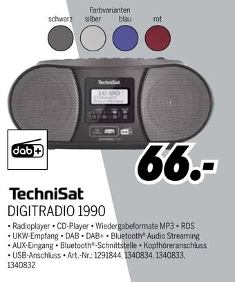 MEDIMAX TechniSat Digitradio | 1990 Angebot