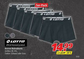 Marktkauf Herren Retroshorts Lotto Angebot