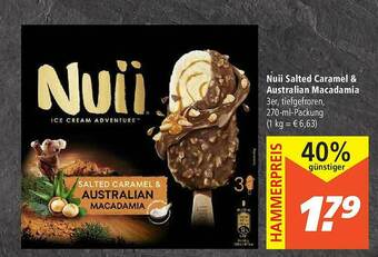 Marktkauf Nuii Salted Caramel & Australian Macadamia Angebot