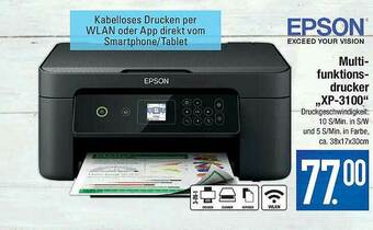 Marktkauf Epson Multifunktionsdrucker „xp-3100” Angebot