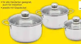 Netto Marken-Discount Edelstahl topfset 3-teilig Angebot