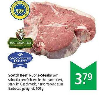 Marktkauf Scotch Beef T-bone-steaks Angebot