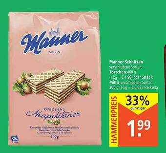 Marktkauf Manner Schnitten Oder Snack Minis Angebot