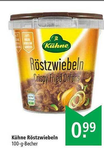 Marktkauf Kühne Röstzwiebeln Angebot