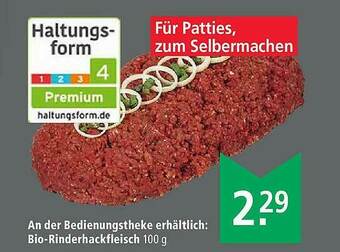 Marktkauf An Der Bedienungstheke Erhältlich : Bio-rinderhackfleisch Angebot