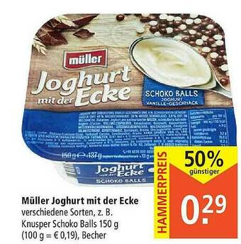 Marktkauf Müller Joghurt Mit Der Ecke Angebot