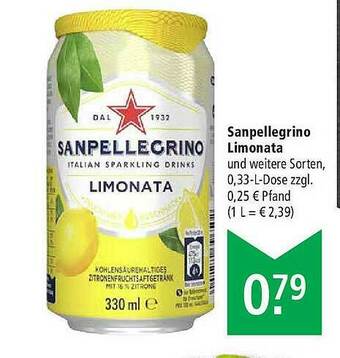 Marktkauf Sanpellegrino Limonata Angebot