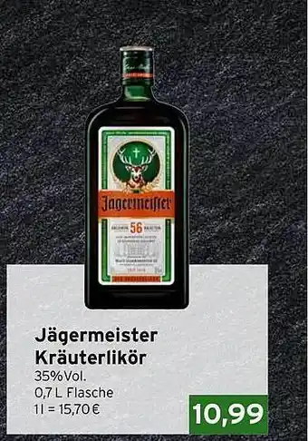 CAP Markt Jägermeister kräuterlikör Angebot