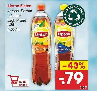 Netto Marken-Discount Lipton Eistee Angebot