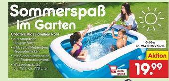 Netto Marken-Discount Creative Kids Familien Pool Angebot