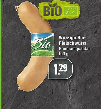 Scheck-in-Center Würzige Bio Fleischwurst Angebot