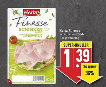 Scheck-in-Center Herta Finesse Angebot