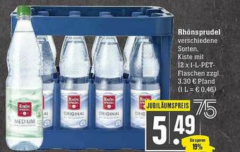 Scheck-in-Center Rhönsprudel Angebot