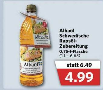 Combi Albaöl Schwedische Rapsöl-zubereitung Angebot