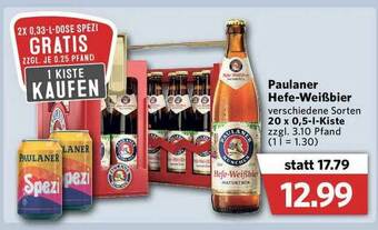 Combi Paulaner Hefe-weißbier Angebot