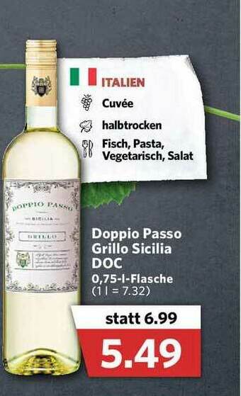 Combi Doppio Passo Grillo Sicillia Doc Angebot