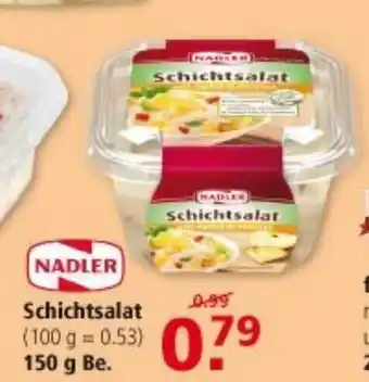 Multi Markt Nadler Schichtsalat 150g Angebot