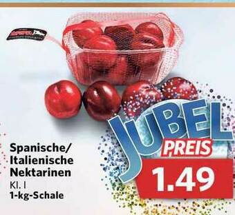 Combi Spanishes Italienische Nektarinen Angebot